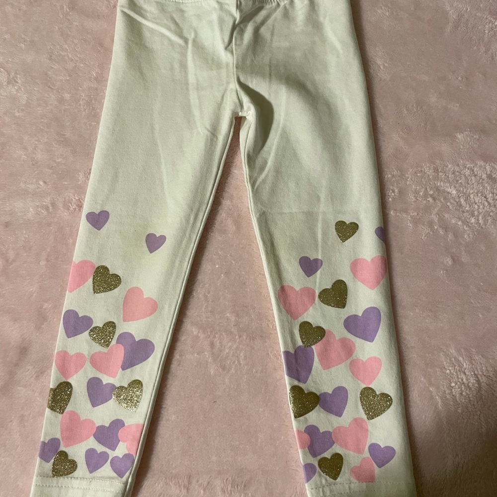 Carter’s Heart leggings size 2T